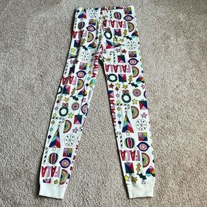 Hanna Andersson Organic Cotton Falala Long Jons Pajama Pants. Size 8